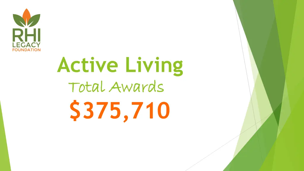 active living total awards total awards 375 710