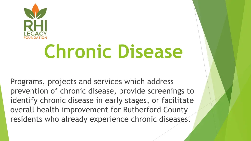 chronic disease