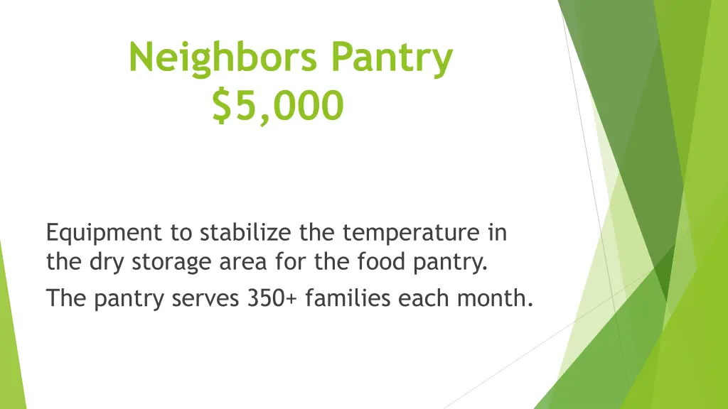 neighbors pantry 5 000