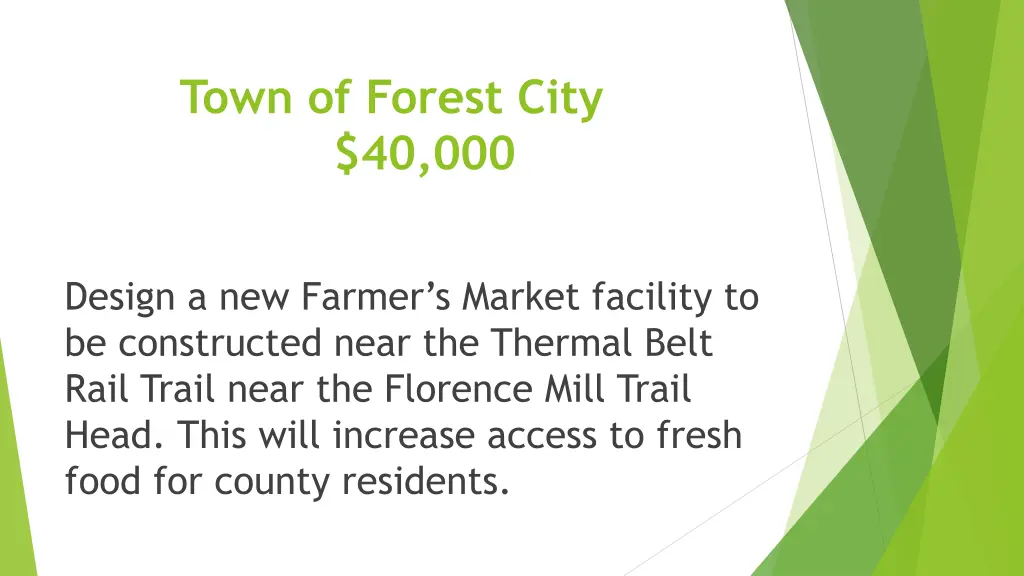 town of forest city 40 000