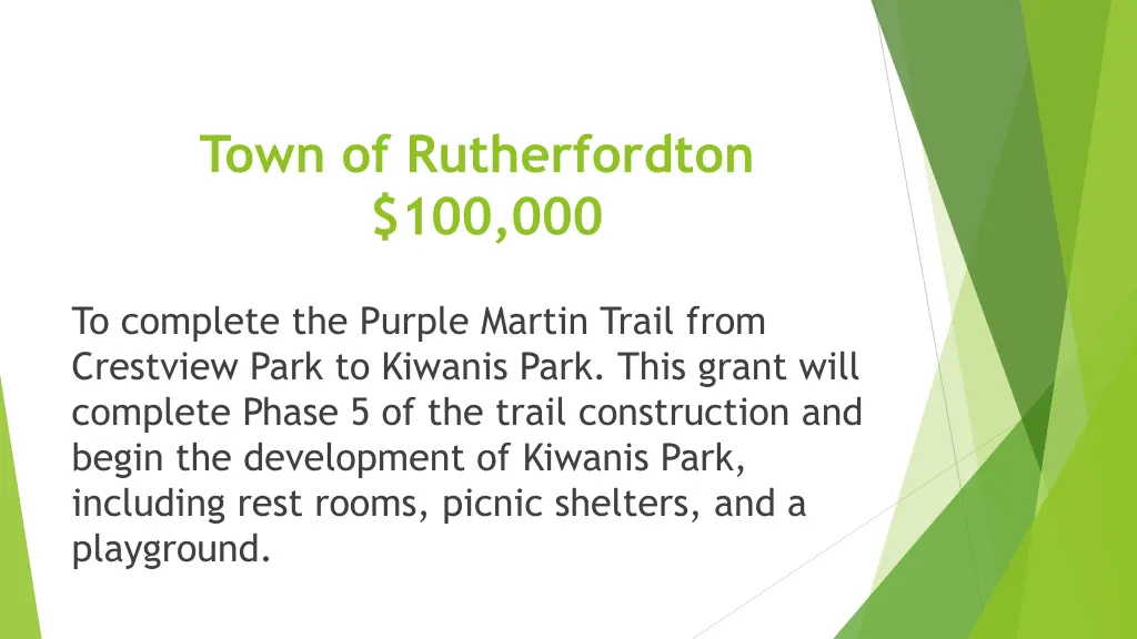 town of rutherfordton 100 000