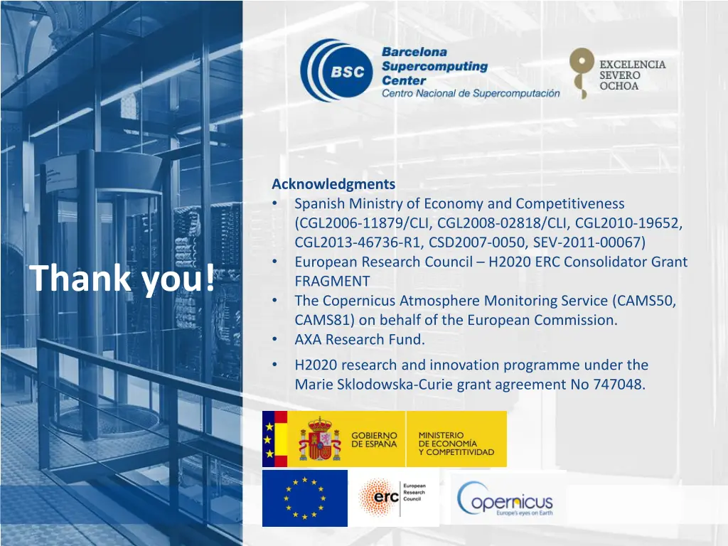 acknowledgments spanish ministry of economy