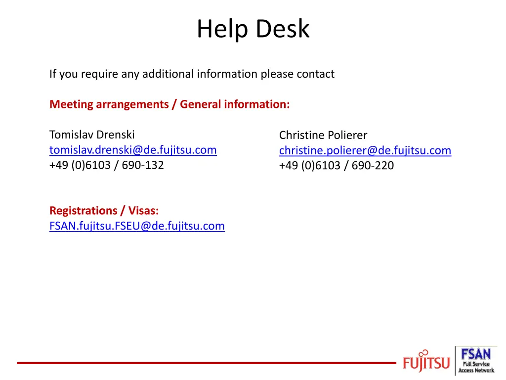 help desk