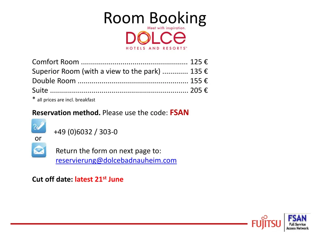 room booking