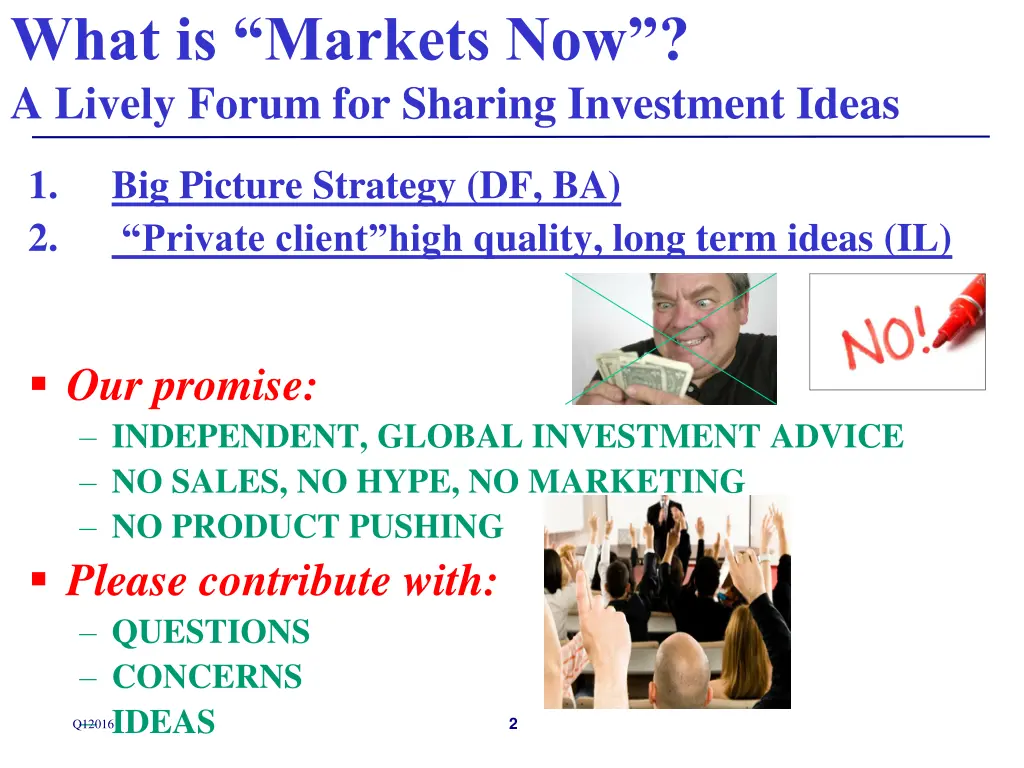 what is markets now a lively forum for sharing