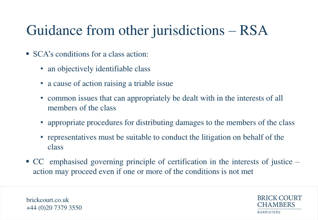 guidance from other jurisdictions rsa 1