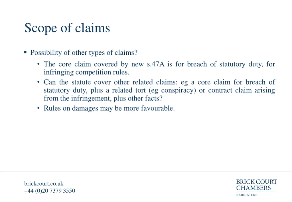 scope of claims 1