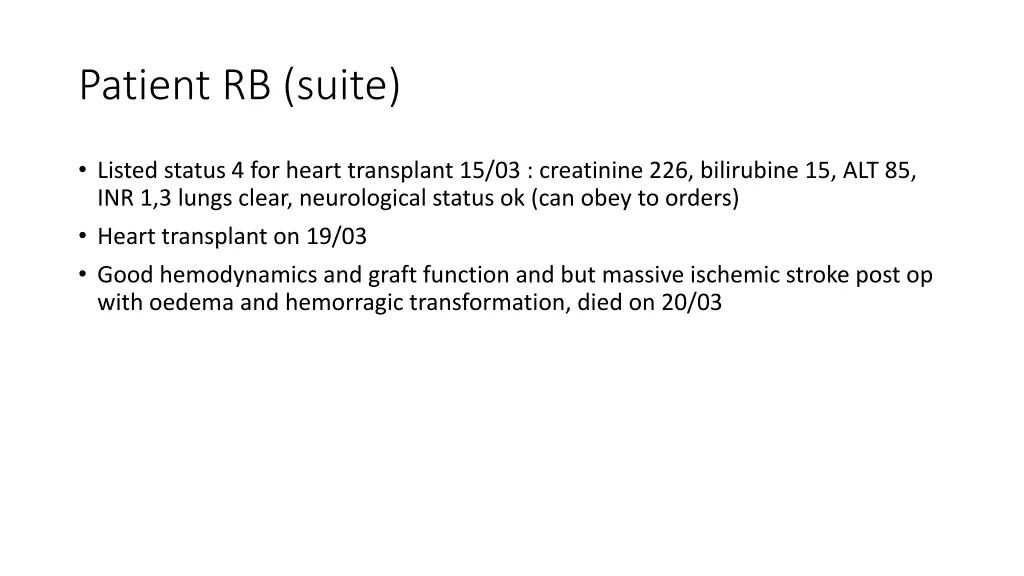 patient rb suite