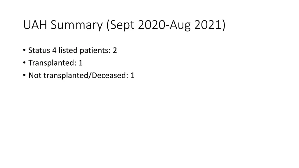 uah summary sept 2020 aug 2021