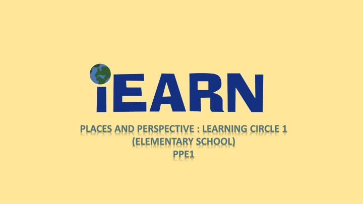 places and perspective learning circle