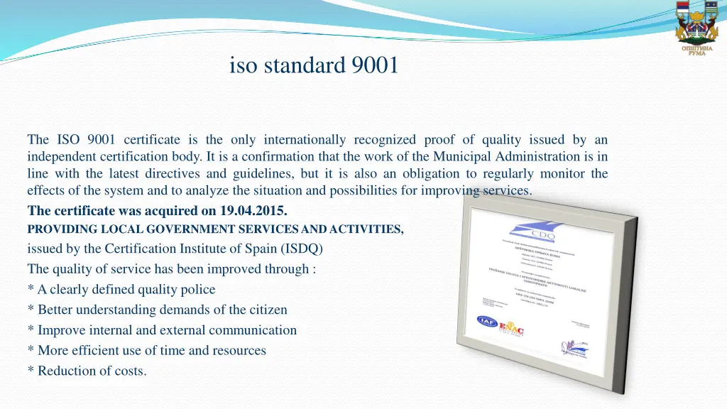 iso standard 9001