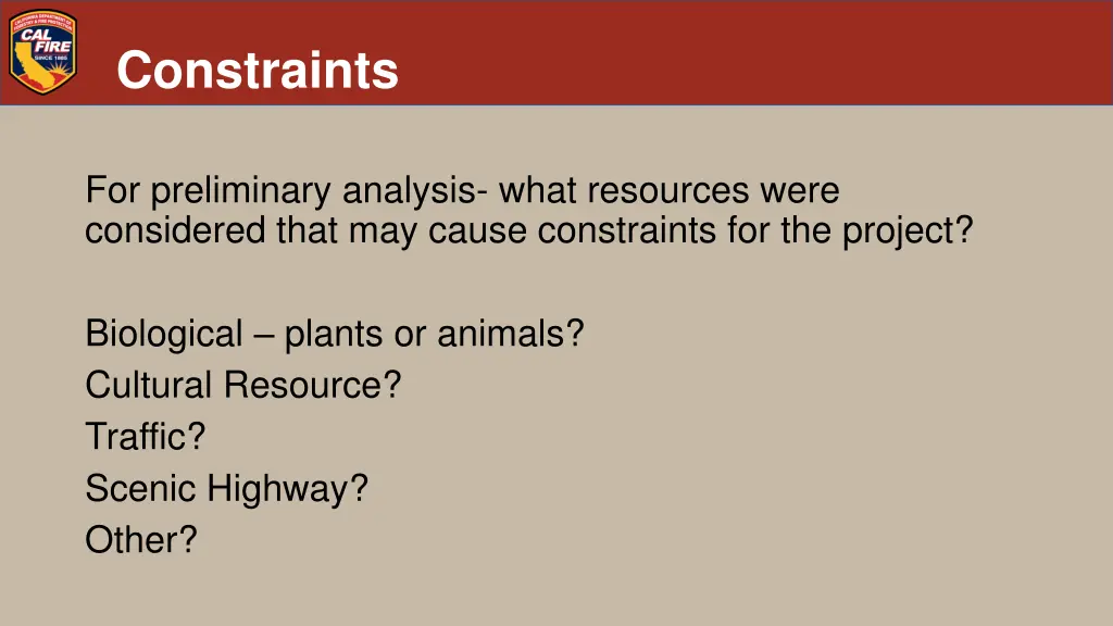 constraints 1