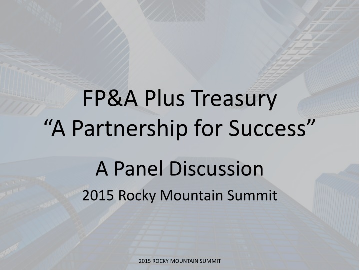 fp a plus treasury a partnership for success