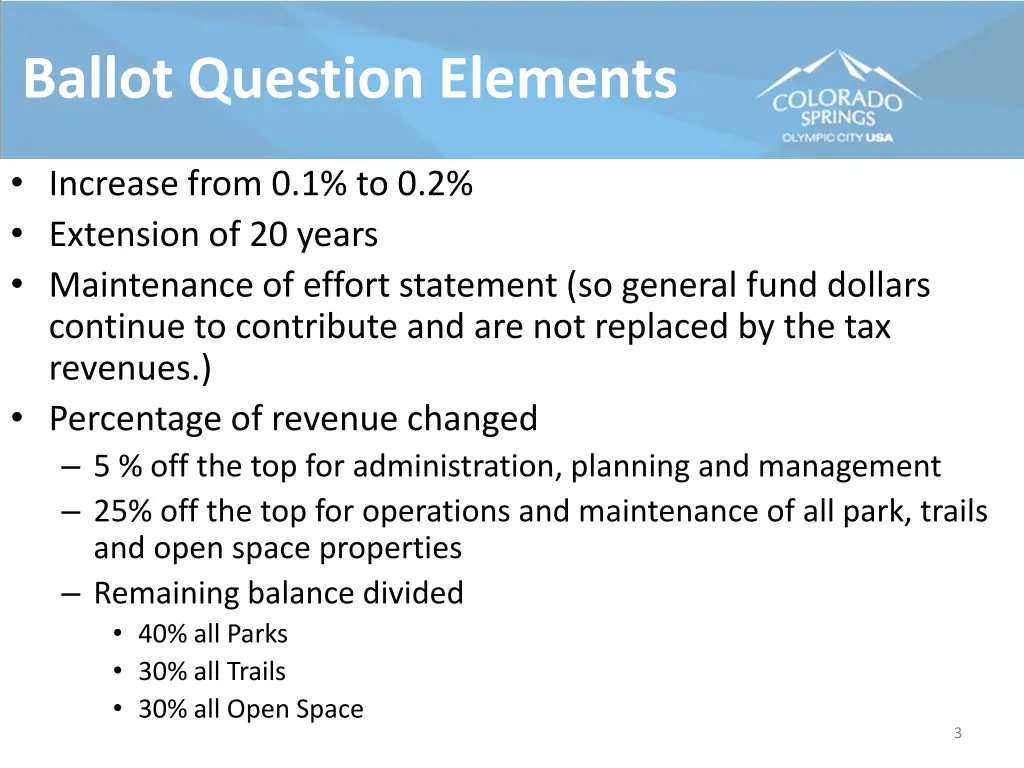 ballot question elements