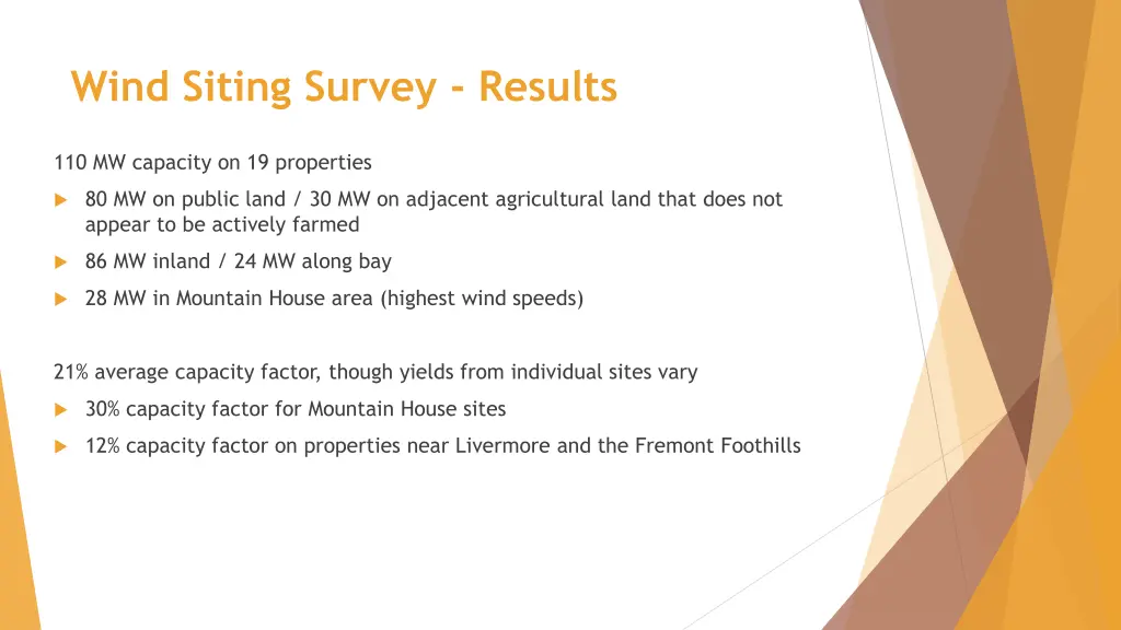 wind siting survey results