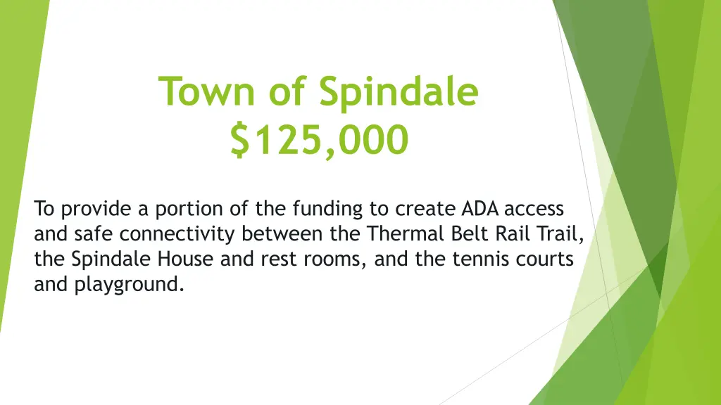 town of spindale 125 000