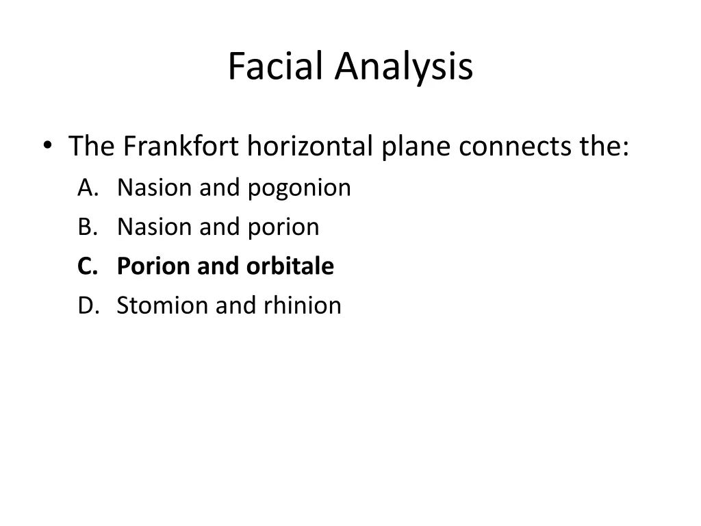 facial analysis 1