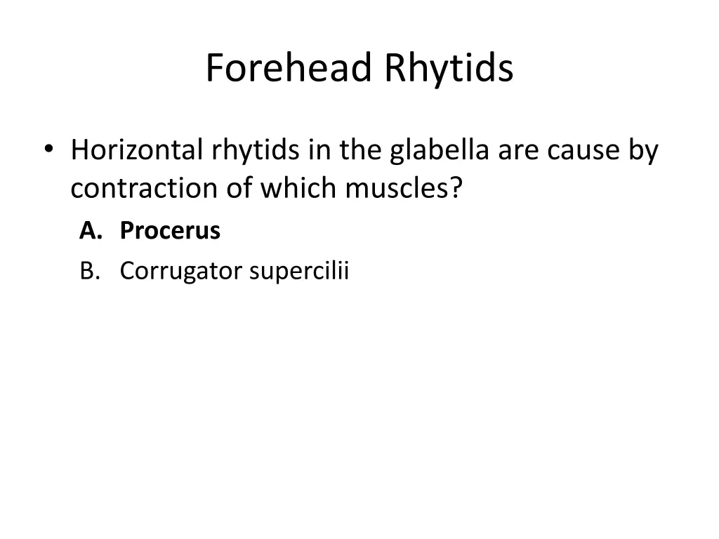 forehead rhytids 1