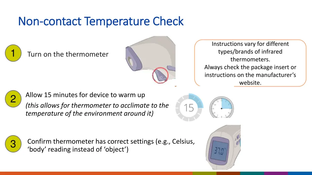 non non contact temperature check contact