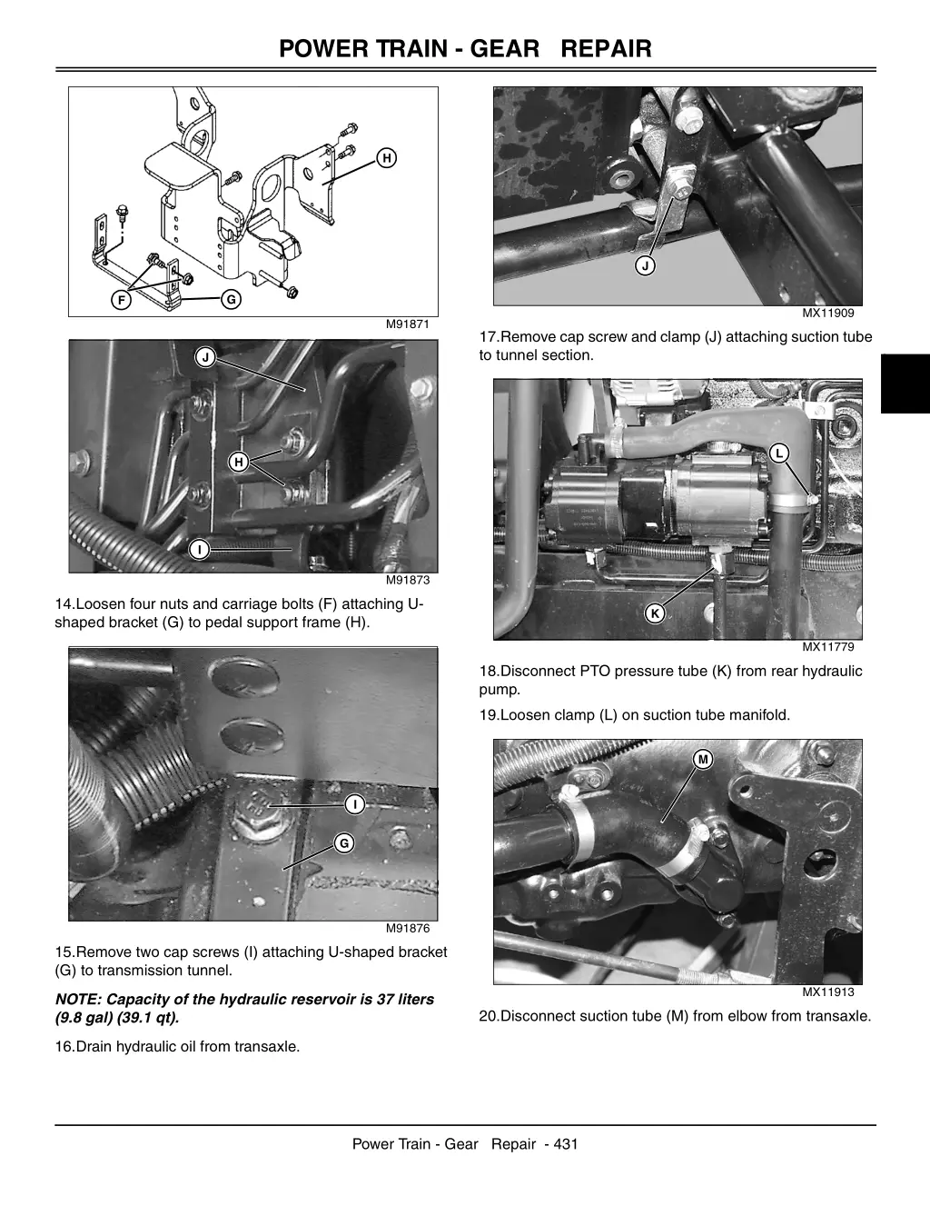 power train gear repair