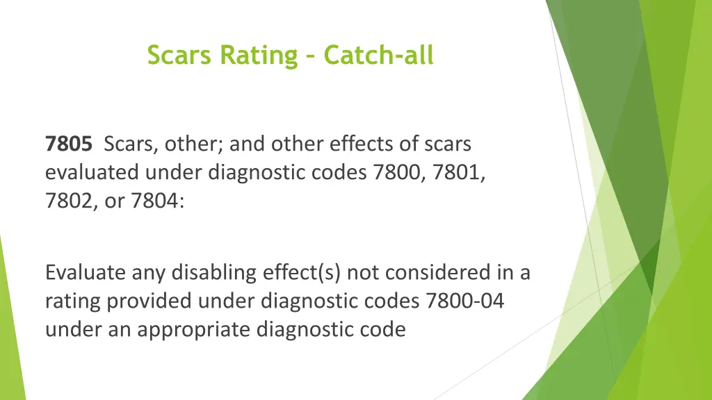 scars rating catch all