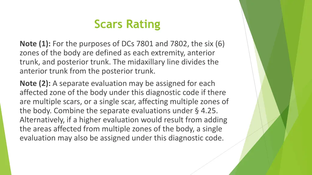 scars rating