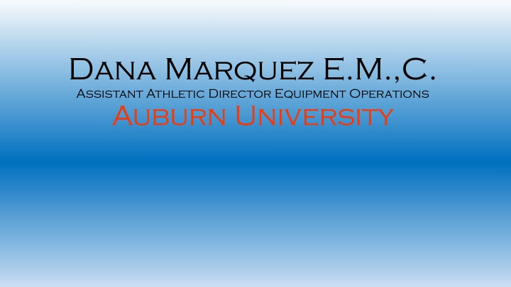 dana marquez e m c assistant athletic director