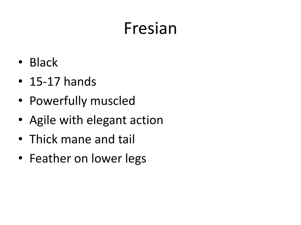 fresian