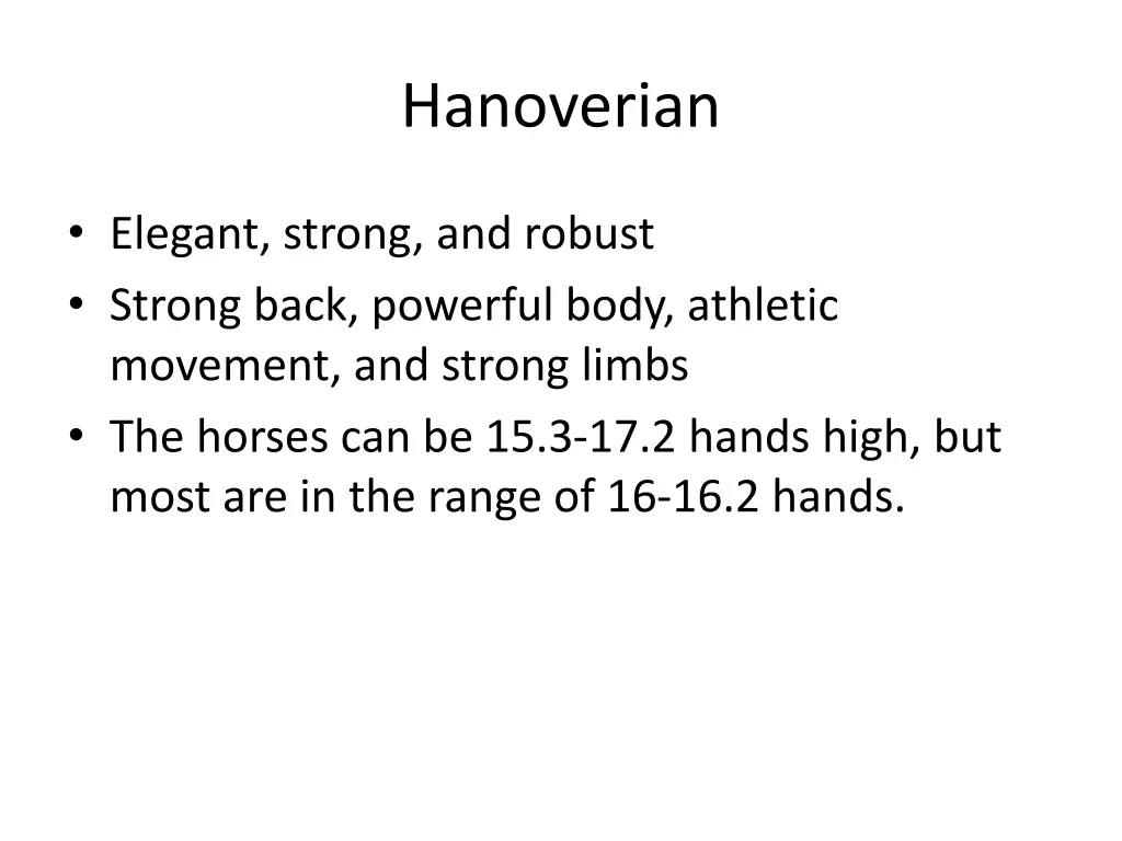 hanoverian