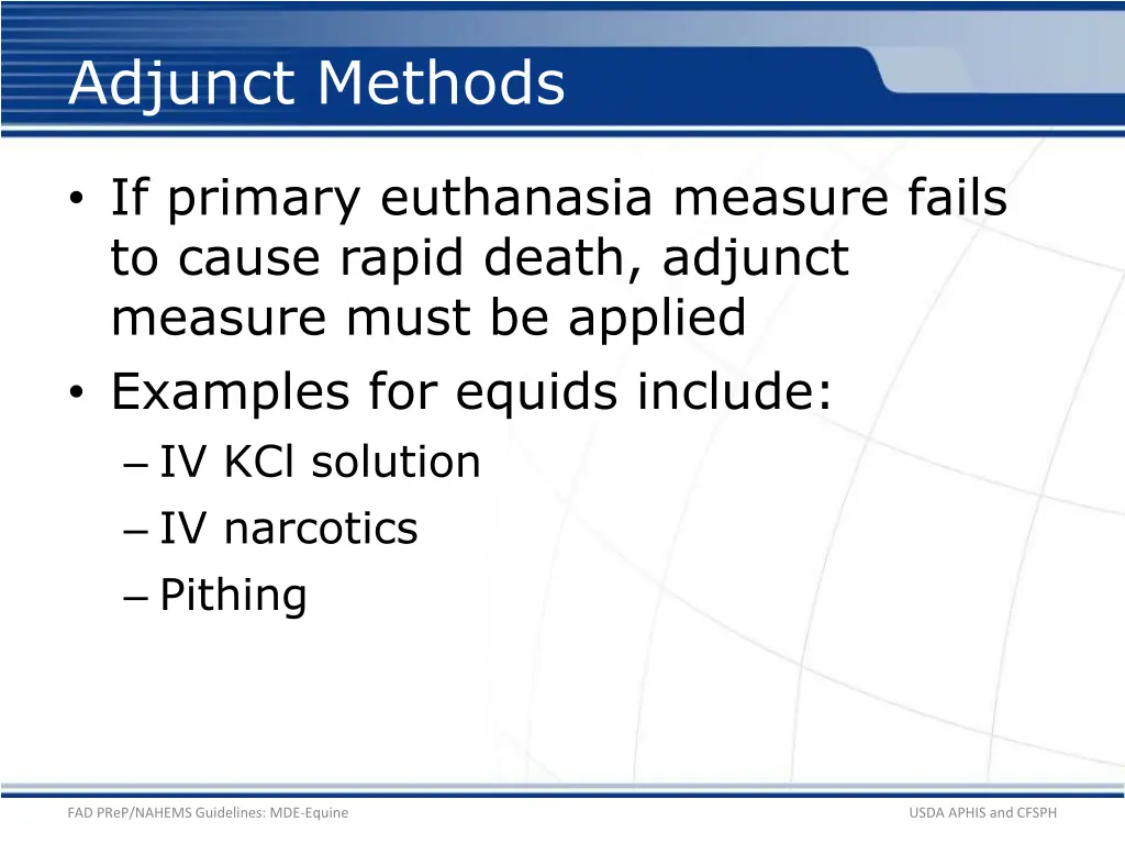 adjunct methods