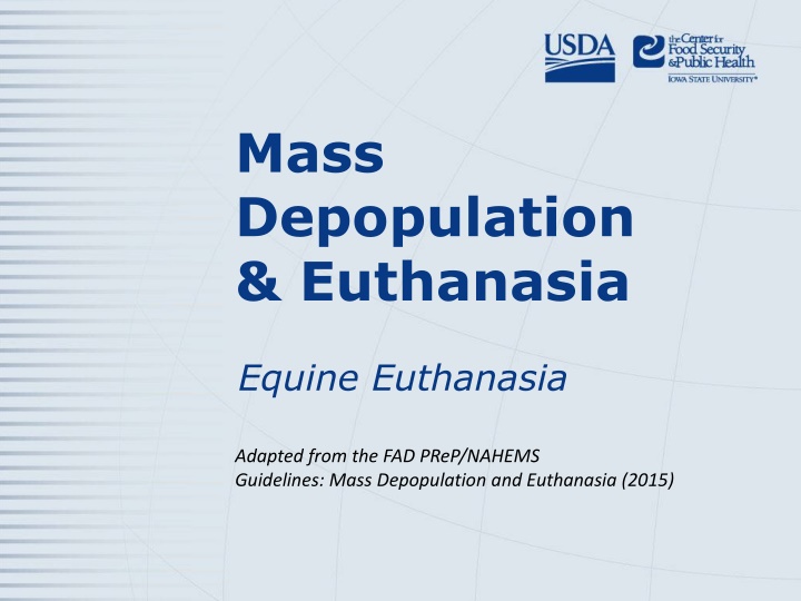 mass depopulation euthanasia