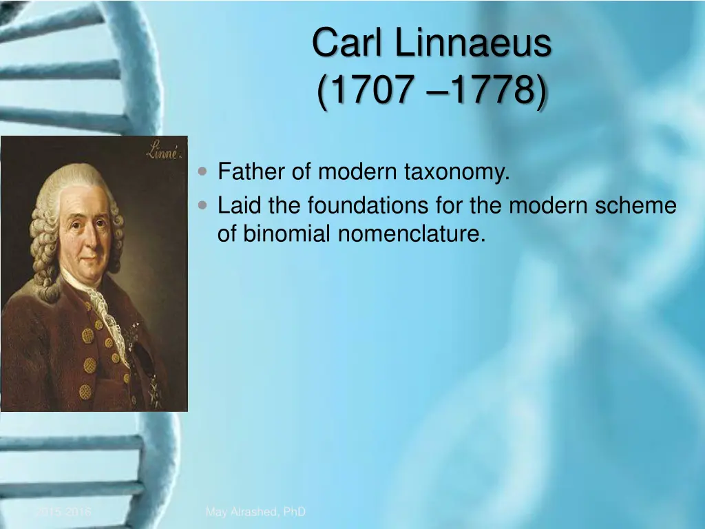 carl linnaeus 1707 1778