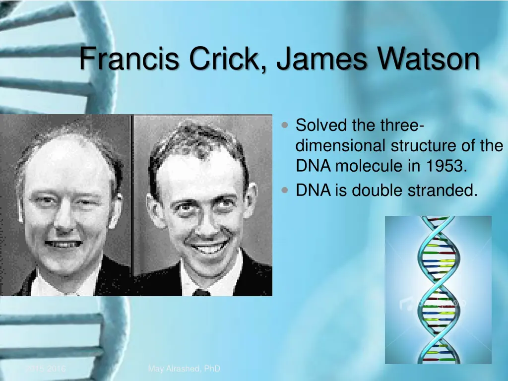 francis crick james watson