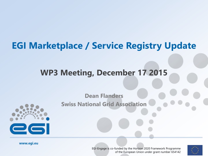 egi marketplace service registry update