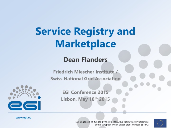 service registry and marketplace