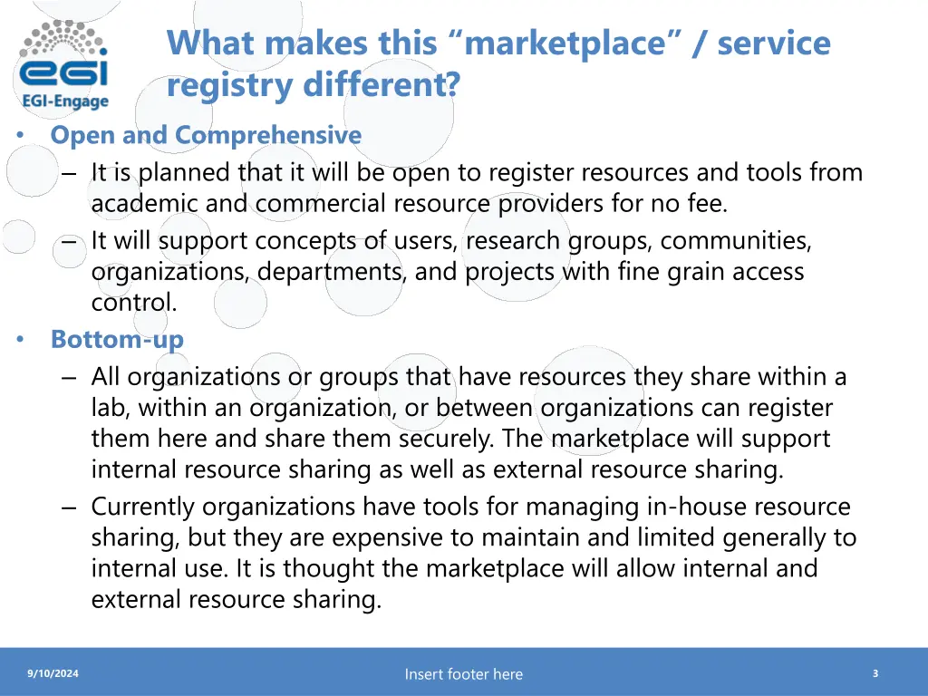 what makes this marketplace service registry