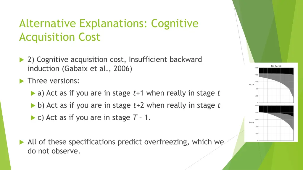 alternative explanations cognitive acquisition