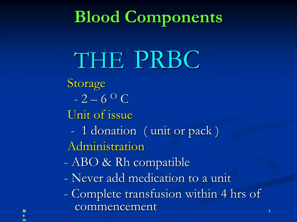 blood components