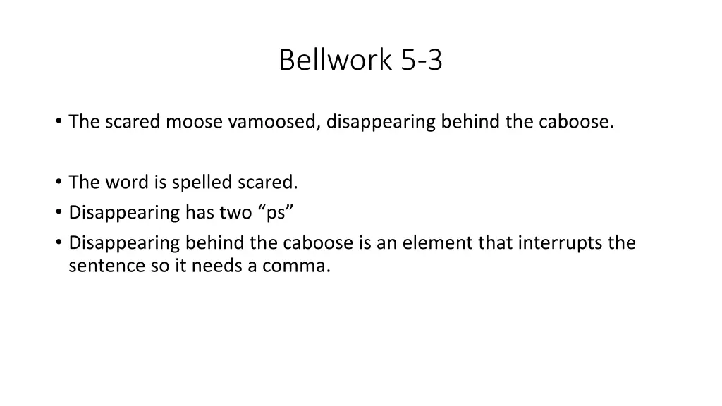 bellwork 5 3 1