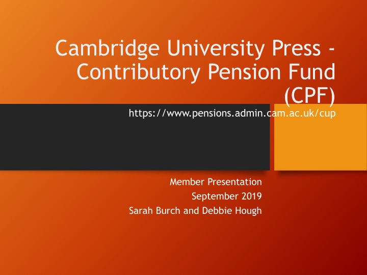 cambridge university press contributory pension