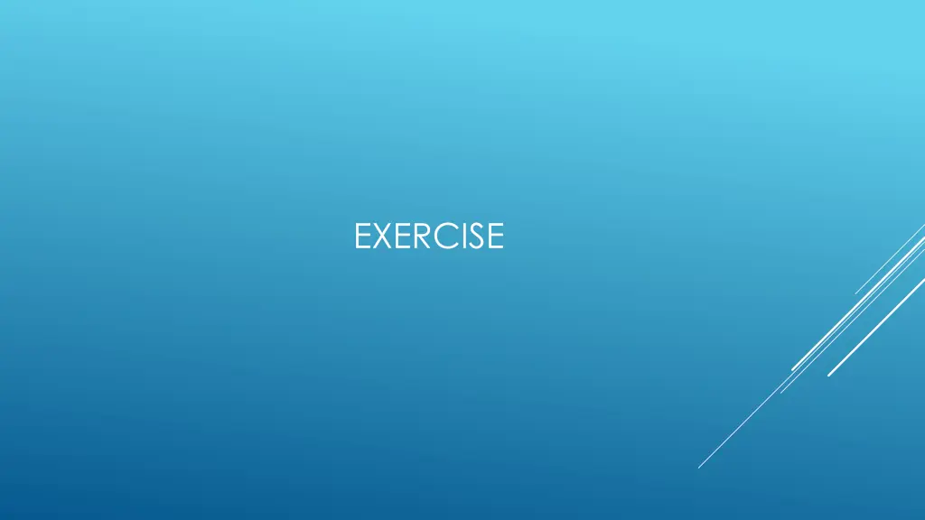 exercise