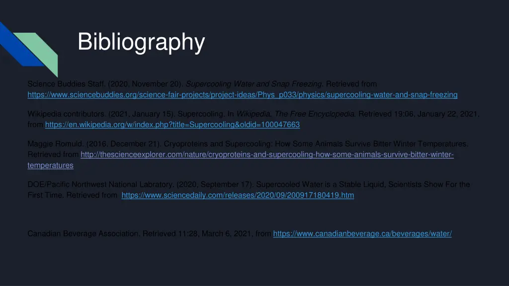 bibliography