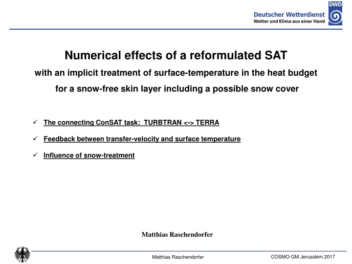 numerical effects of a reformulated sat