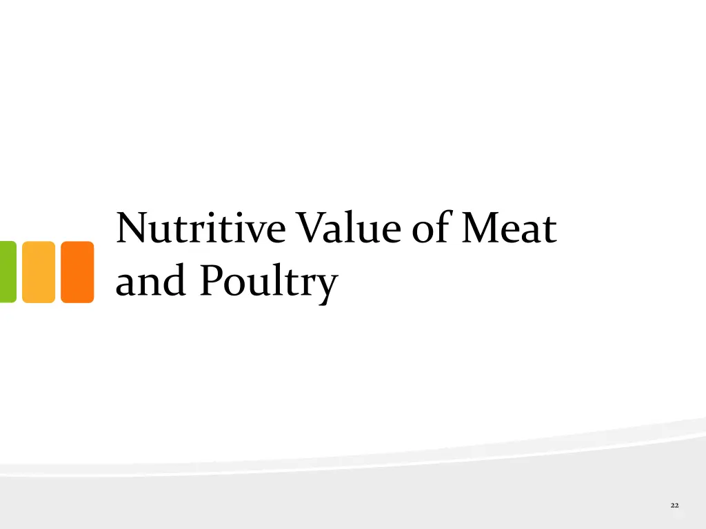 nutritive value of meat and poultry