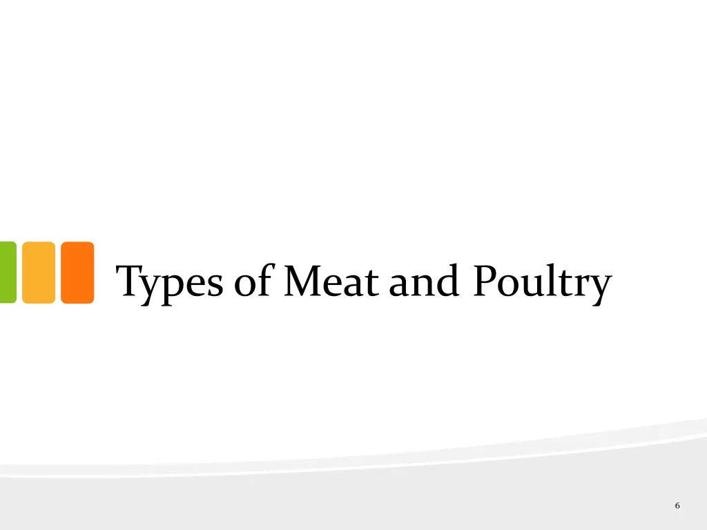 types of meat and poultry