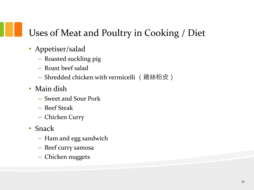 uses of meat and poultry in cooking diet 1