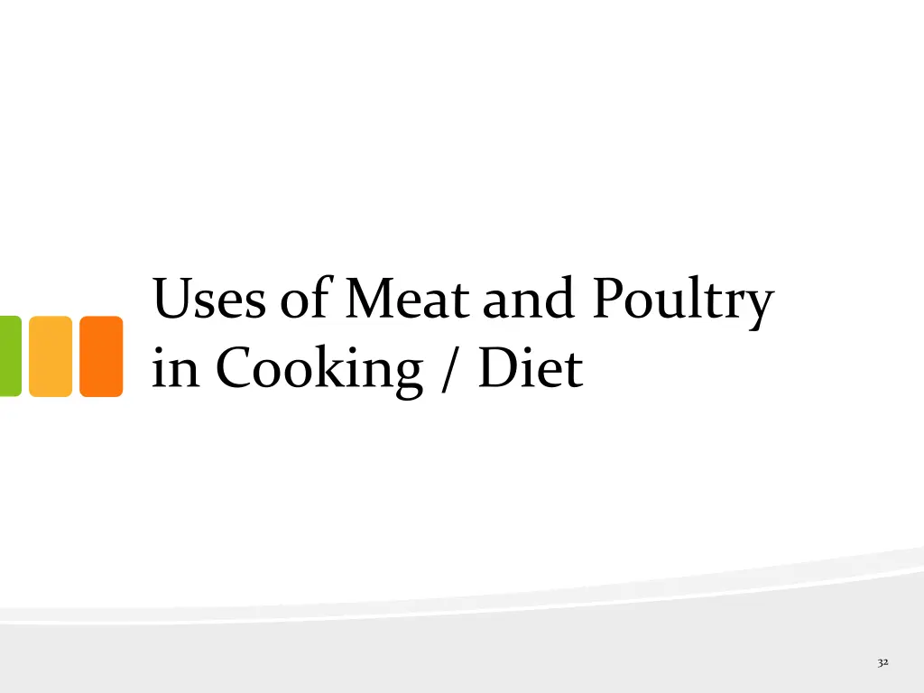 uses of meat and poultry in cooking diet