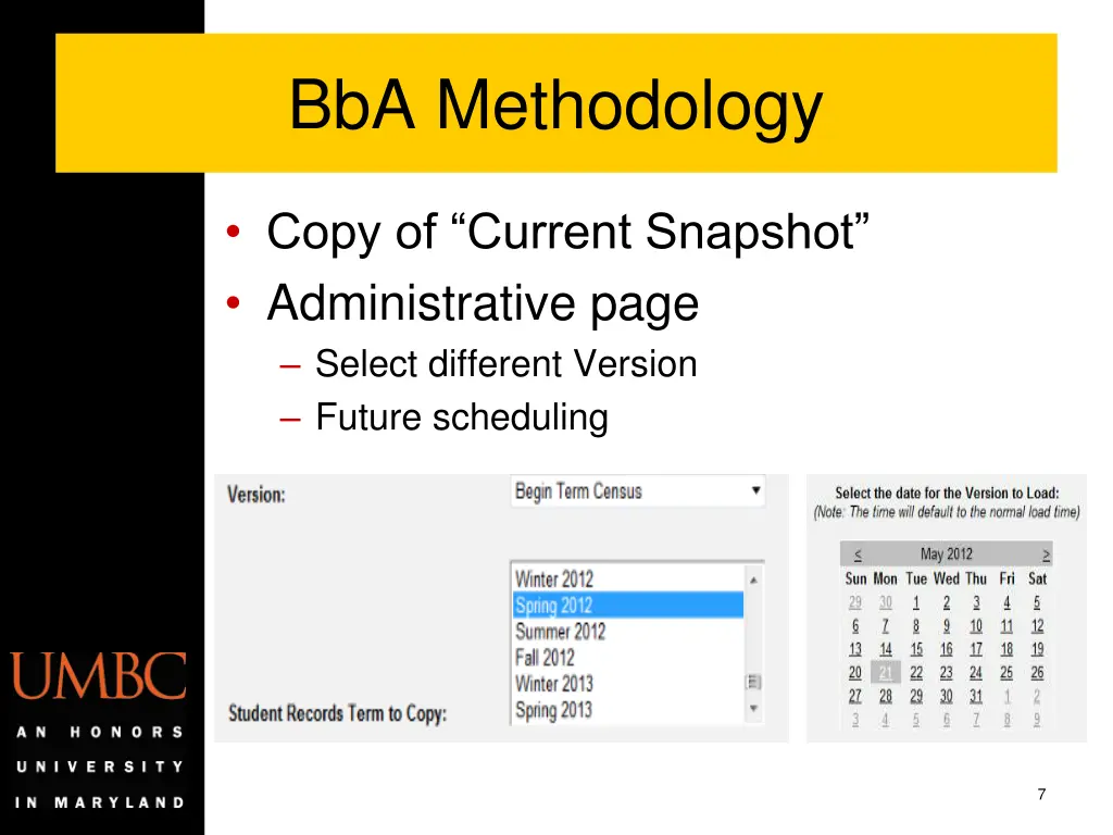 bba methodology