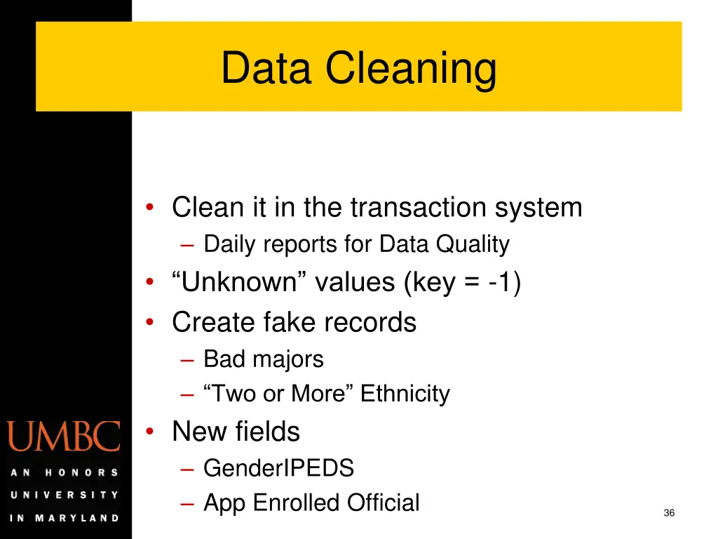 data cleaning