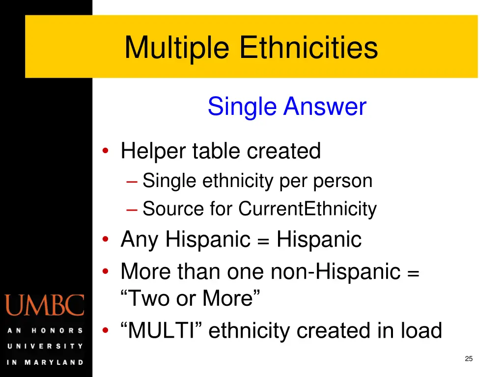 multiple ethnicities